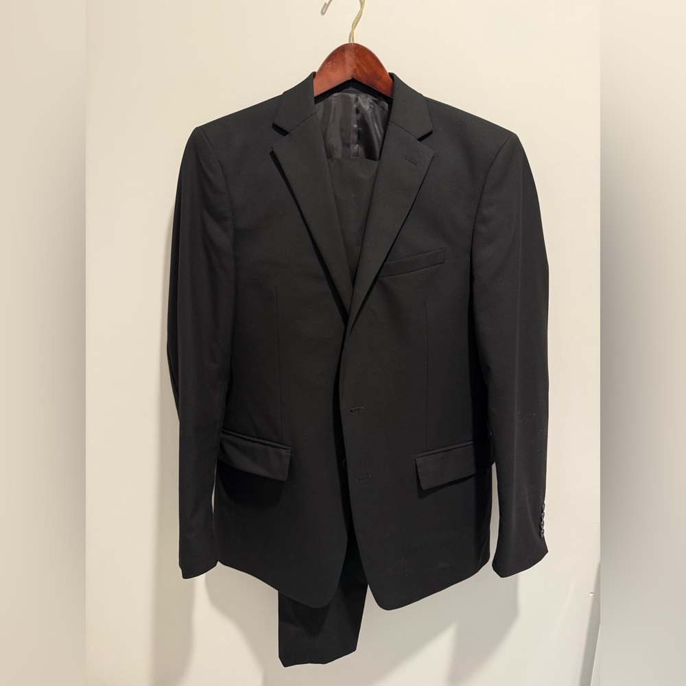 Calvin Klein Black Slim Fit Suit